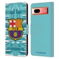 thumbnail image 1 of Head Case Designs Officially Licensed FC Barcelona 2019/20 Crest Kit Home Goalkeeper Leather Book Wallet Case Cover Compatible with Google Pixel 7a, 1 of 6