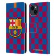 thumbnail image 1 of Head Case Designs Officially Licensed FC Barcelona 2019/20 Crest Kit Home Leather Book Wallet Case Cover Compatible with Apple iPhone 15, 1 of 6
