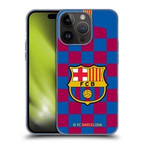Head Case Designs Officially Licensed FC Barcelona 2019/20 Crest Kit Home Soft Gel Case Compatible with Apple iPhone 15 Pro