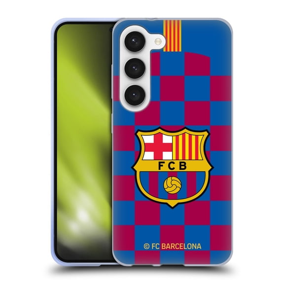 Head Case Designs Officially Licensed FC Barcelona 2019/20 Crest Kit Home Soft Gel Case Compatible with Samsung Galaxy S23 5G