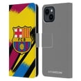 thumbnail image 1 of Head Case Designs Officially Licensed FC Barcelona 2019/20 Crest Kit Third Goalkeeper Leather Book Wallet Case Cover Compatible with Apple iPhone 15, 1 of 6