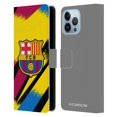 thumbnail image 1 of Head Case Designs Officially Licensed FC Barcelona 2019/20 Crest Kit Third Goalkeeper Leather Book Wallet Case Cover Compatible with Apple iPhone 13 Pro Max, 1 of 6