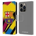 thumbnail image 1 of Head Case Designs Officially Licensed FC Barcelona 2019/20 Crest Kit Third Goalkeeper Leather Book Wallet Case Cover Compatible with Apple iPhone 14 Pro, 1 of 6