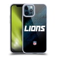 thumbnail image 1 of Head Case Designs NFL Detroit Lions Logo Blur Soft Gel Case for Apple iPhone 12 Pro Max, 1 of 7