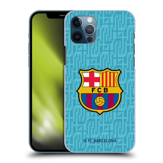 Head Case Designs Officially Licensed FC Barcelona 2019/20 Crest Kit Third Hard Back Case Compatible with Apple iPhone 12 / iPhone 12 Pro