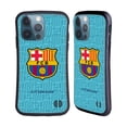 thumbnail image 1 of Head Case Designs Officially Licensed FC Barcelona 2019/20 Crest Kit Third Hybrid Case Compatible with Apple iPhone 13 Pro, 1 of 7
