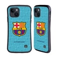 thumbnail image 1 of Head Case Designs Officially Licensed FC Barcelona 2019/20 Crest Kit Third Hybrid Case Compatible with Apple iPhone 15, 1 of 7