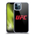 thumbnail image 1 of Head Case Designs UFC Logo Black Red Soft Gel Case for Apple iPhone 12 Pro Max, 1 of 7