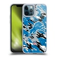 thumbnail image 1 of Head Case Designs NFL Detroit Lions Logo Camou Soft Gel Case for Apple iPhone 12 Pro Max, 1 of 7