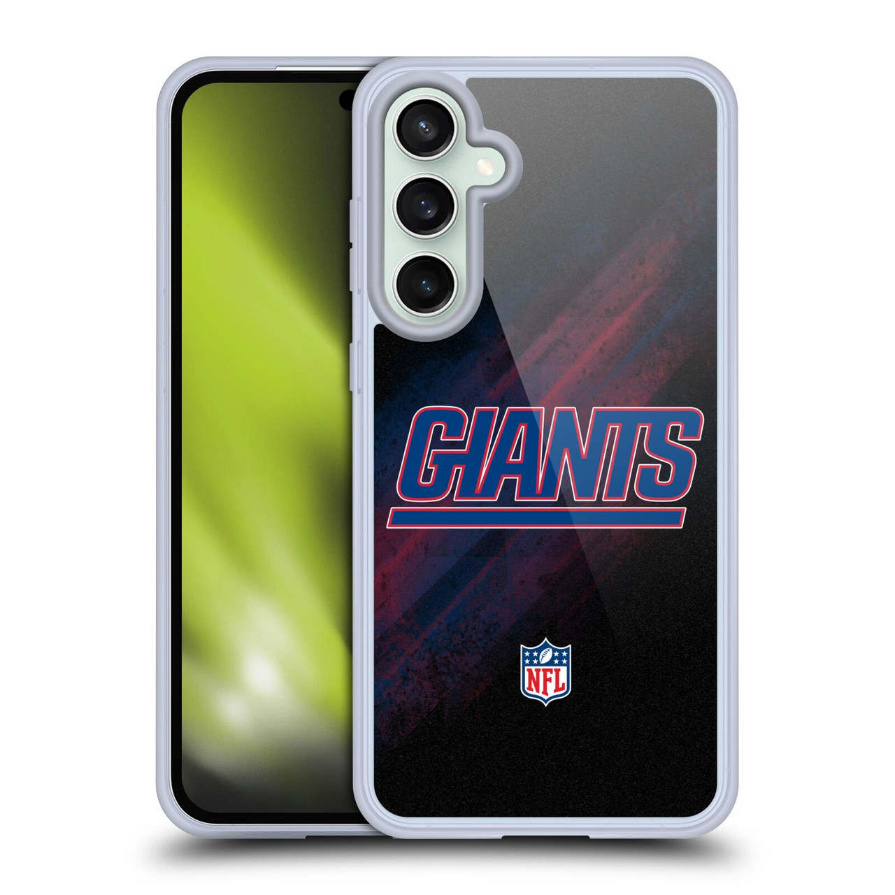 Head Case Designs NFL New York Giants Logo Blur Soft Gel Case for Samsung Galaxy S23 FE 5G