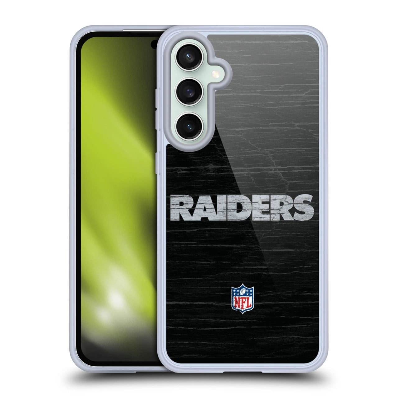 Head Case Designs NFL Las Vegas Raiders Logo Distressed Look Soft Gel Case for Samsung Galaxy S23 FE 5G