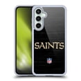 thumbnail image 1 of Head Case Designs NFL New Orleans Saints Logo Distressed Look Soft Gel Case for Samsung Galaxy S23 FE 5G, 1 of 7