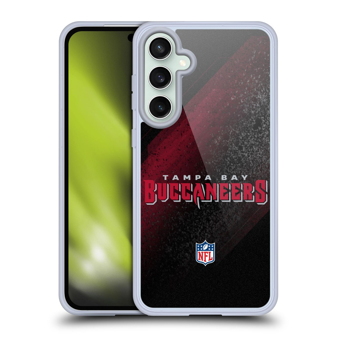 Head Case Designs NFL Tampa Bay Buccaneers Logo Blur Soft Gel Case for Samsung Galaxy S23 FE 5G