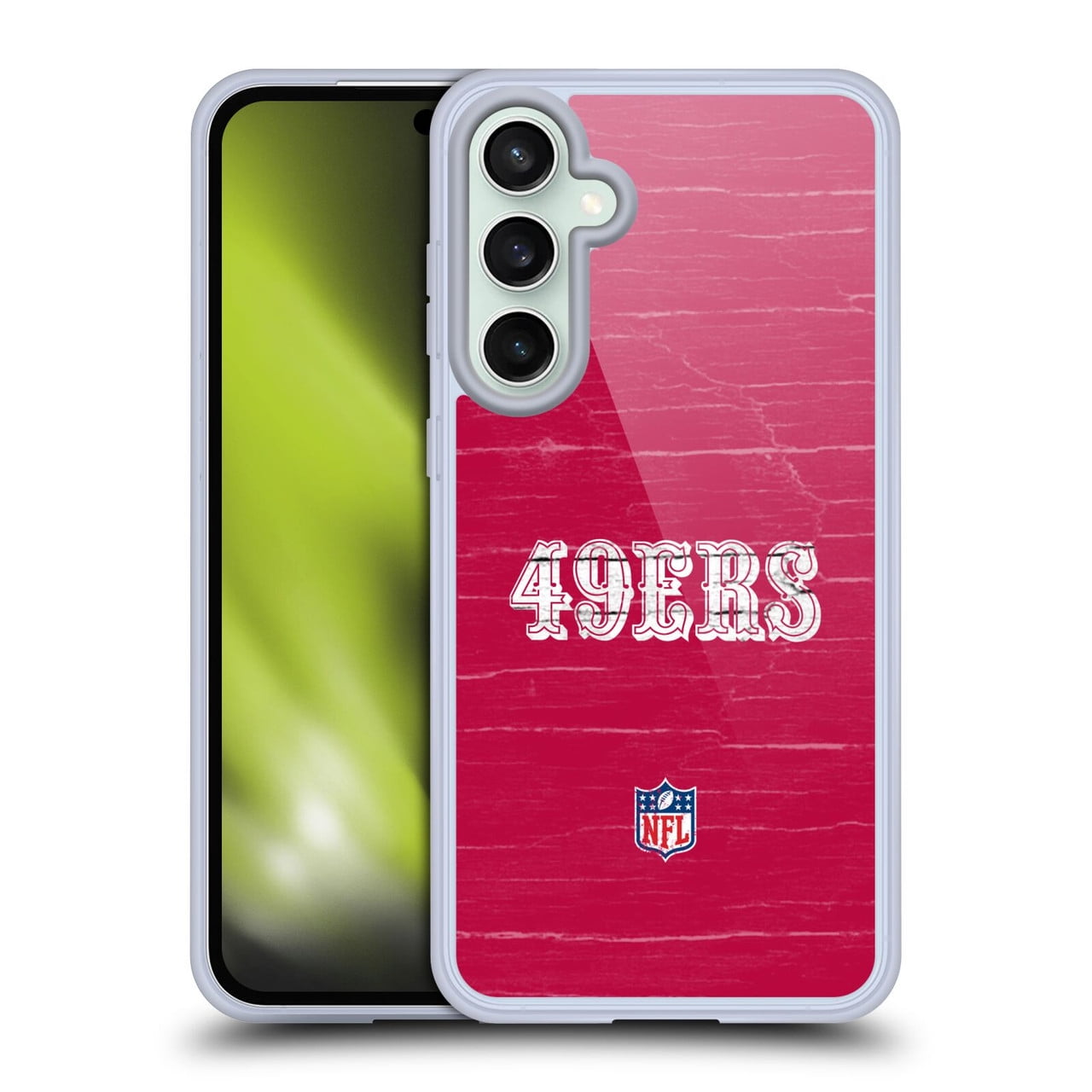 Head Case Designs NFL San Francisco 49Ers Logo Distressed Look Soft Gel Case for Samsung Galaxy S23 FE 5G