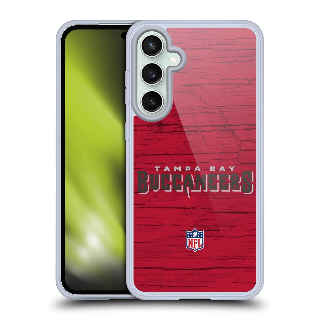 Head Case Designs NFL Tampa Bay Buccaneers Logo Distressed Look Soft Gel Case for Samsung Galaxy S23 FE 5G