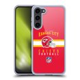 thumbnail image 1 of Head Case Designs NFL Kansas City Chiefs Graphics Helmet Typography Soft Gel Case for Samsung Galaxy S23+ 5G, 1 of 7