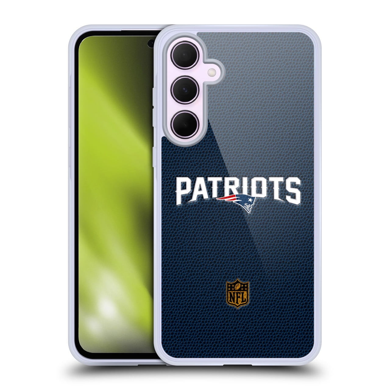 Head Case Designs NFL New England Patriots Logo Football Soft Gel Case for Samsung Galaxy A35 5G
