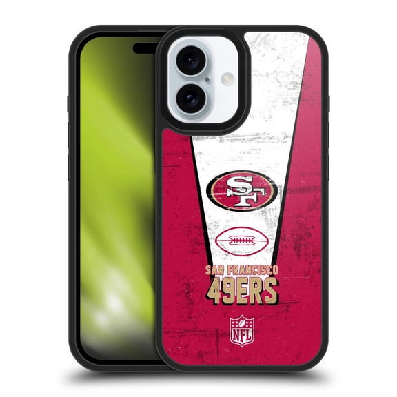 Head Case Designs NFL San Francisco 49ers Logo Art Banner Gel Armour Case For Apple iPhone 16