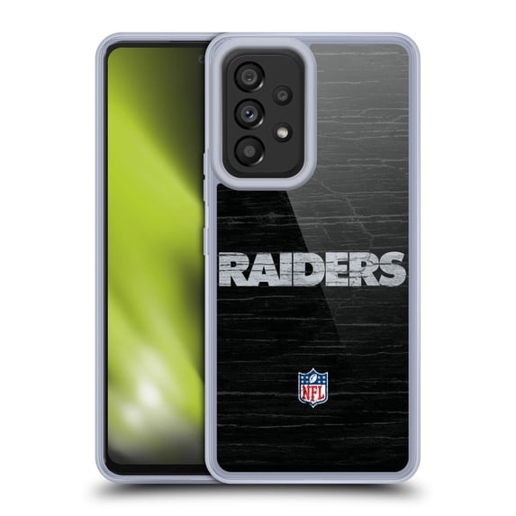 Head Case Designs NFL Las Vegas Raiders Logo Distressed Look Soft Gel Case for Samsung Galaxy A53 5G (2022)