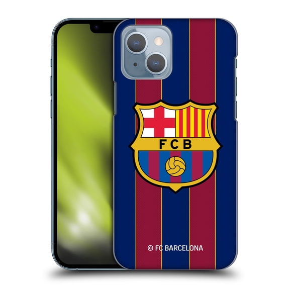 Head Case Designs Officially Licensed FC Barcelona 2020/21 Crest Kit Home Hard Back Case Compatible with Apple iPhone 14