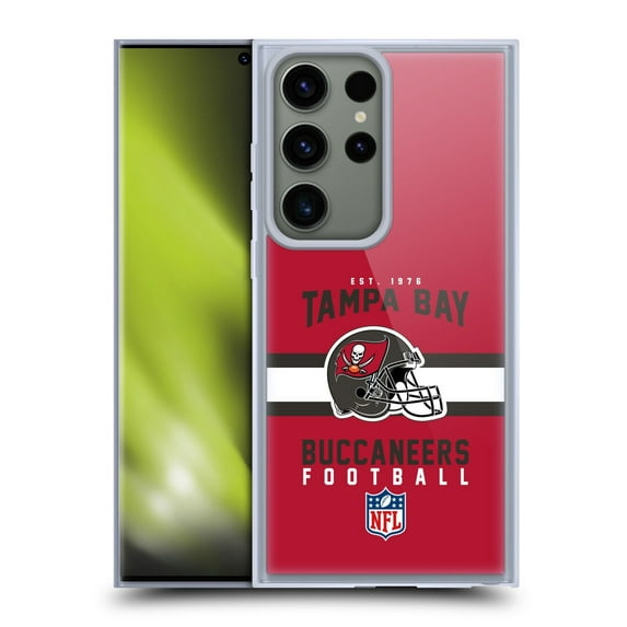 Head Case Designs NFL Tampa Bay Buccaneers Graphics Helmet Typography Soft Gel Case for Samsung Galaxy S23 Ultra 5G