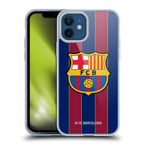 Head Case Designs FC Barcelona 2020/21 Crest Kit Home Soft Gel Case for Apple iPhone 12 / iPhone 12 Pro