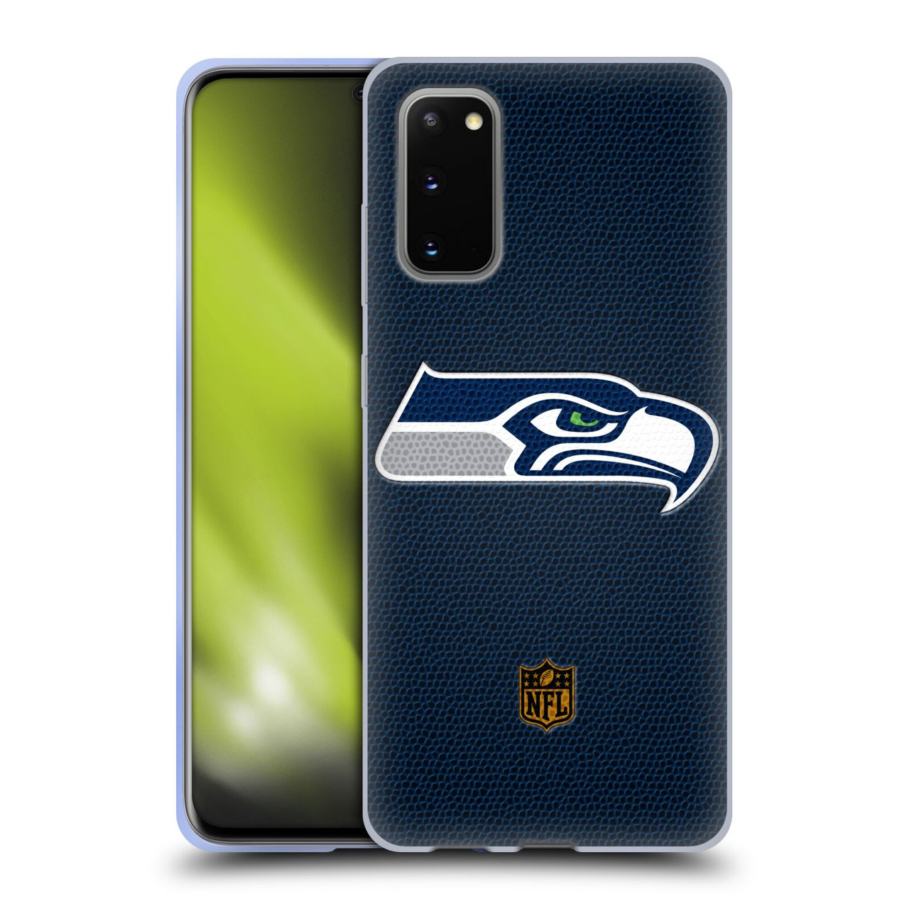 Head Case Designs NFL Seattle Seahawks Logo Football Soft Gel Case for Samsung Galaxy S20 / S20 5G