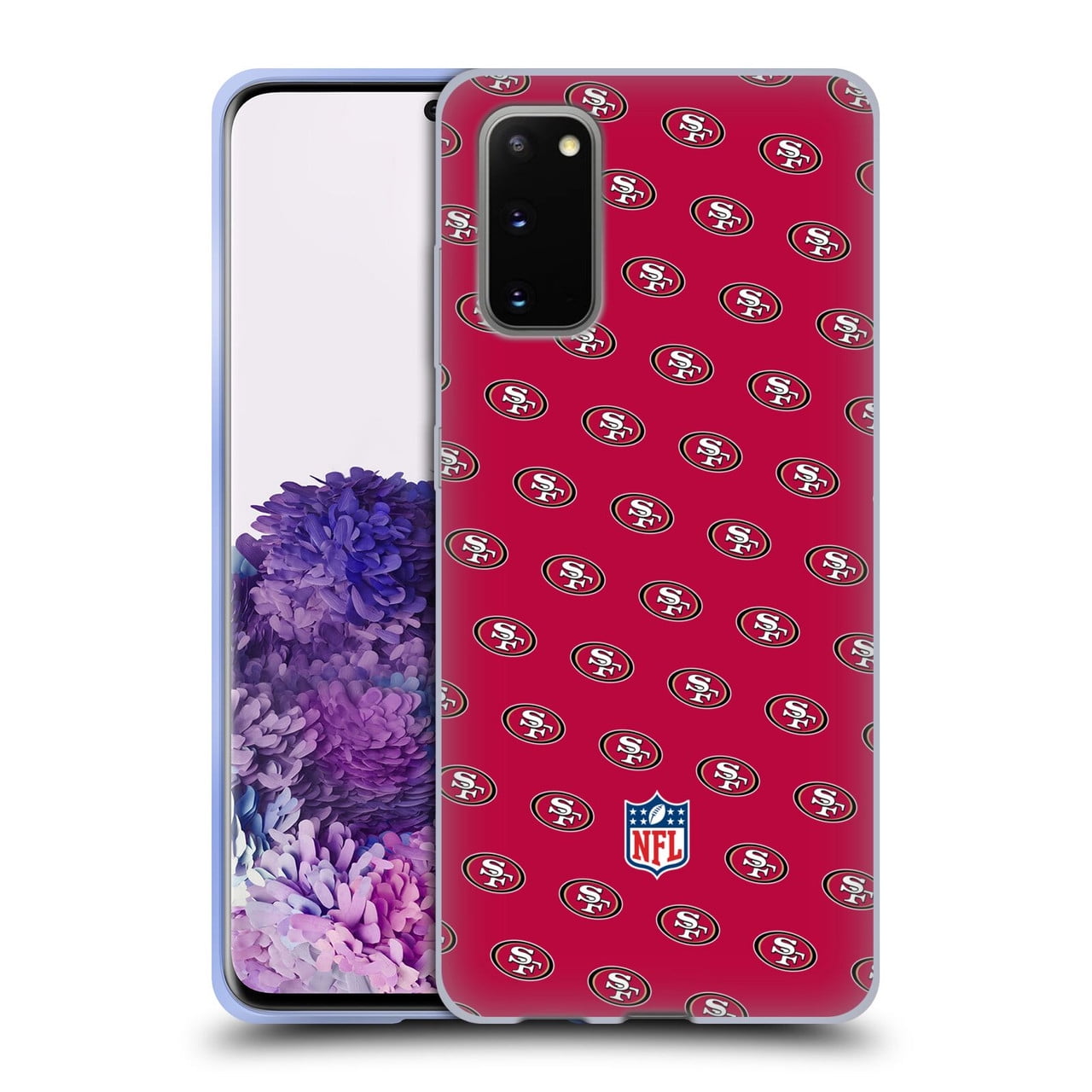 Head Case Designs NFL San Francisco 49ers Artwork Patterns Soft Gel Case for Samsung Galaxy S20 / S20 5G