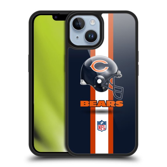 Head Case Designs NFL Chicago Bears Logo Helmet Gel Armour Case For Apple iPhone 14