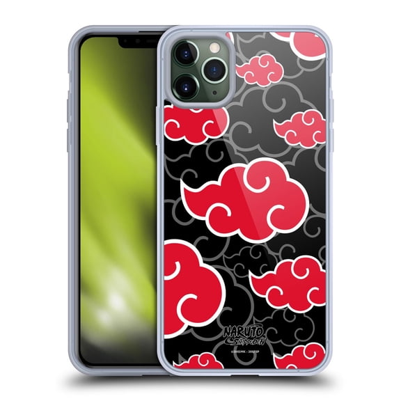 Head Case Designs Naruto Shippuden Iconic Akatsuki Soft Gel Case for Apple iPhone 11 Pro Max