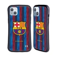 thumbnail image 1 of Head Case Designs Officially Licensed FC Barcelona 2022/23 Crest Kit Home Hybrid Case Compatible with Apple iPhone 14 Plus, 1 of 7