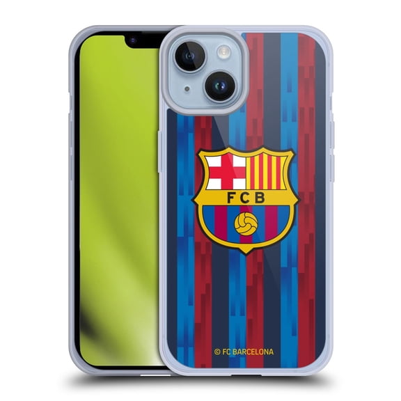 Head Case Designs FC Barcelona 2022/23 Crest Kit Home Soft Gel Case for Apple iPhone 14