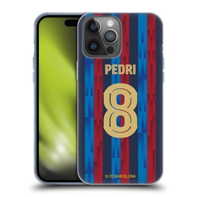 Head Case Designs Officially Licensed FC Barcelona 2022/23 Players Home Kit Pedri Soft Gel Case Compatible with Apple iPhone 14 Pro Max