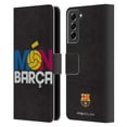 thumbnail image 1 of Head Case Designs Officially Licensed FC Barcelona Campions Mon Barca Leather Book Wallet Case Cover Compatible with Samsung Galaxy S21 FE 5G, 1 of 6