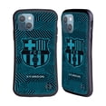 thumbnail image 1 of Head Case Designs Officially Licensed FC Barcelona Crest Black Hybrid Case Compatible with Apple iPhone 13, 1 of 7