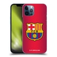 thumbnail image 1 of Head Case Designs Officially Licensed FC Barcelona Crest Halftone Hard Back Case Compatible with Apple iPhone 12 Pro Max, 1 of 7