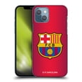 thumbnail image 1 of Head Case Designs Officially Licensed FC Barcelona Crest Halftone Hard Back Case Compatible with Apple iPhone 13, 1 of 7