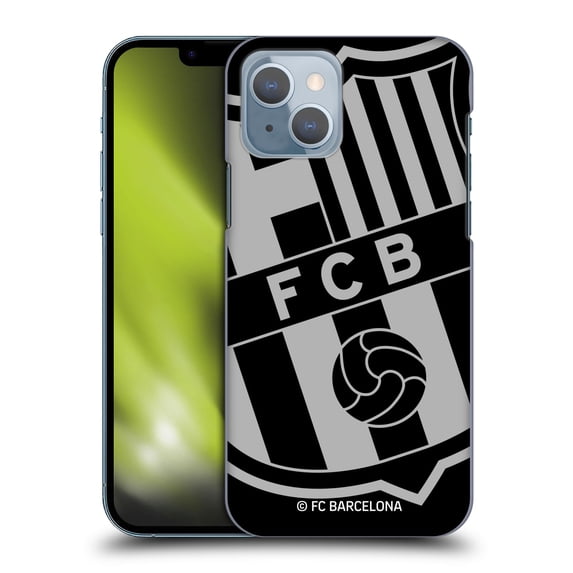 Head Case Designs Officially Licensed FC Barcelona Crest Oversized Hard Back Case Compatible with Apple iPhone 14