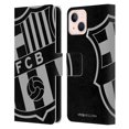 thumbnail image 1 of Head Case Designs Officially Licensed FC Barcelona Crest Oversized Leather Book Wallet Case Cover Compatible with Apple iPhone 13, 1 of 6