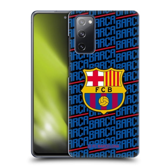 Head Case Designs Officially Licensed FC Barcelona Crest Patterns Barca Hard Back Case Compatible with Samsung Galaxy S20 FE / 5G