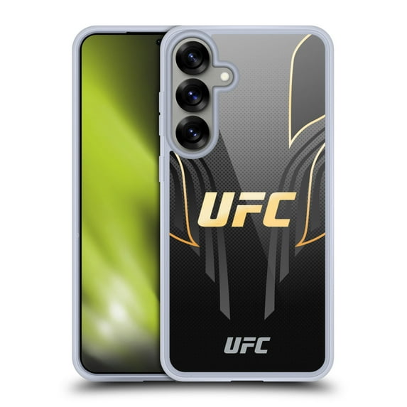 Head Case Designs UFC Logo Black Gold Jersey Soft Gel Case for Samsung Galaxy S25+