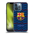 thumbnail image 1 of Head Case Designs Officially Licensed FC Barcelona Crest Patterns Barca Soft Gel Case Compatible with Apple iPhone 13 Pro, 1 of 7