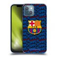 thumbnail image 1 of Head Case Designs Officially Licensed FC Barcelona Crest Patterns Barca Soft Gel Case Compatible with Apple iPhone 13, 1 of 7