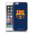 thumbnail image 1 of Head Case Designs Officially Licensed FC Barcelona Crest Patterns Barca Soft Gel Case Compatible with Apple iPhone 6 Plus / iPhone 6s Plus, 1 of 7