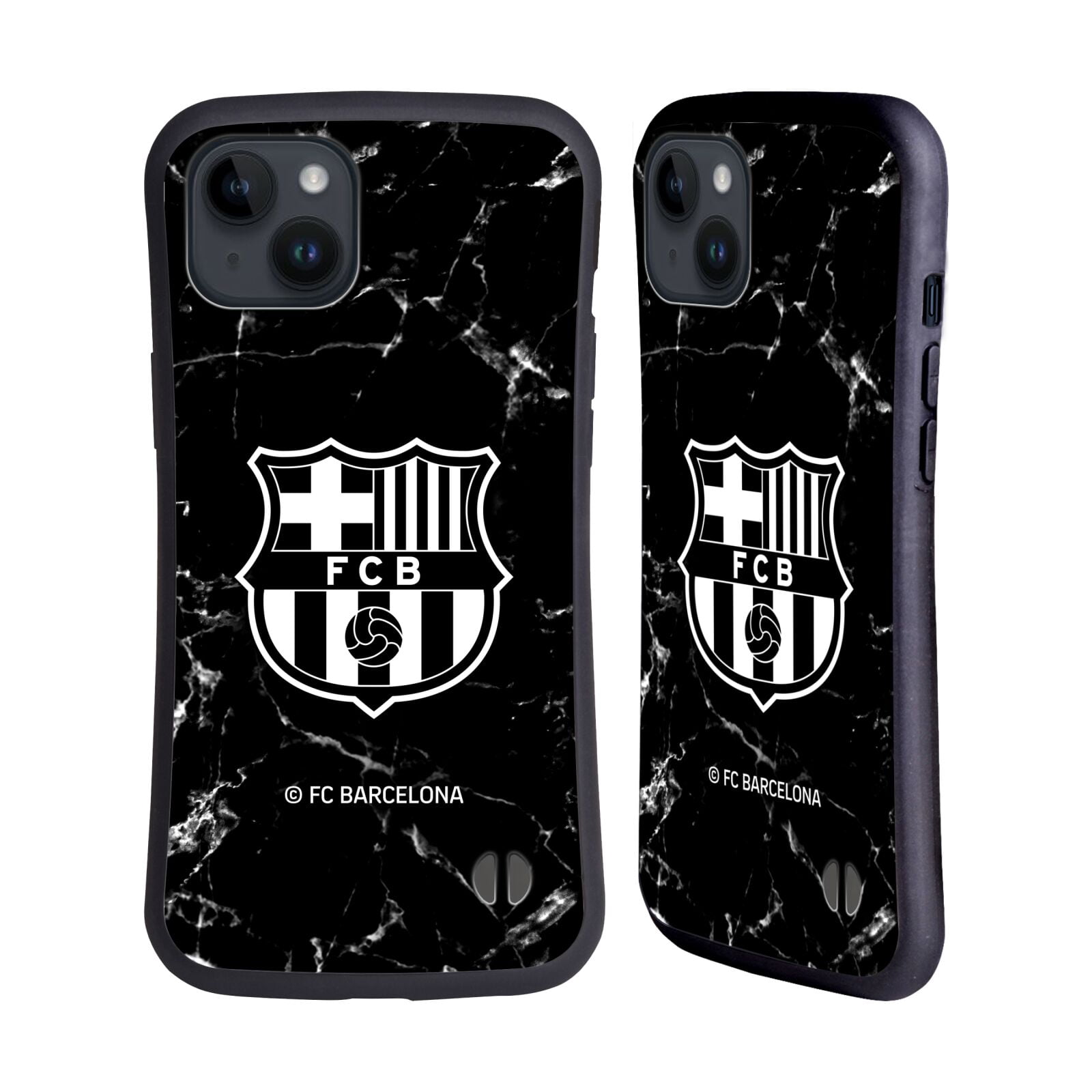 Head Case Designs Officially Licensed FC Barcelona Crest Patterns Black  Marble Hybrid Case Compatible with Apple iPhone 14 - Walmart.com, image size:1600x1600