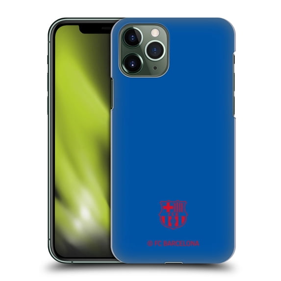 Head Case Designs Officially Licensed FC Barcelona Crest Patterns Blue Hard Back Case Compatible with Apple iPhone 11 Pro