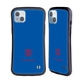 thumbnail image 1 of Head Case Designs Officially Licensed FC Barcelona Crest Patterns Blue Hybrid Case Compatible with Apple iPhone 14 Plus, 1 of 7