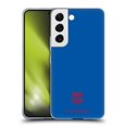 thumbnail image 1 of Head Case Designs Officially Licensed FC Barcelona Crest Patterns Blue Soft Gel Case Compatible with Samsung Galaxy S22 5G, 1 of 7