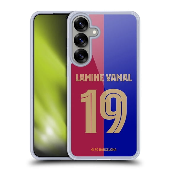 Head Case Designs FC Barcelona 2024/25 Players Home Kit Lamine Yamal Soft Gel Case for Samsung Galaxy S25+
