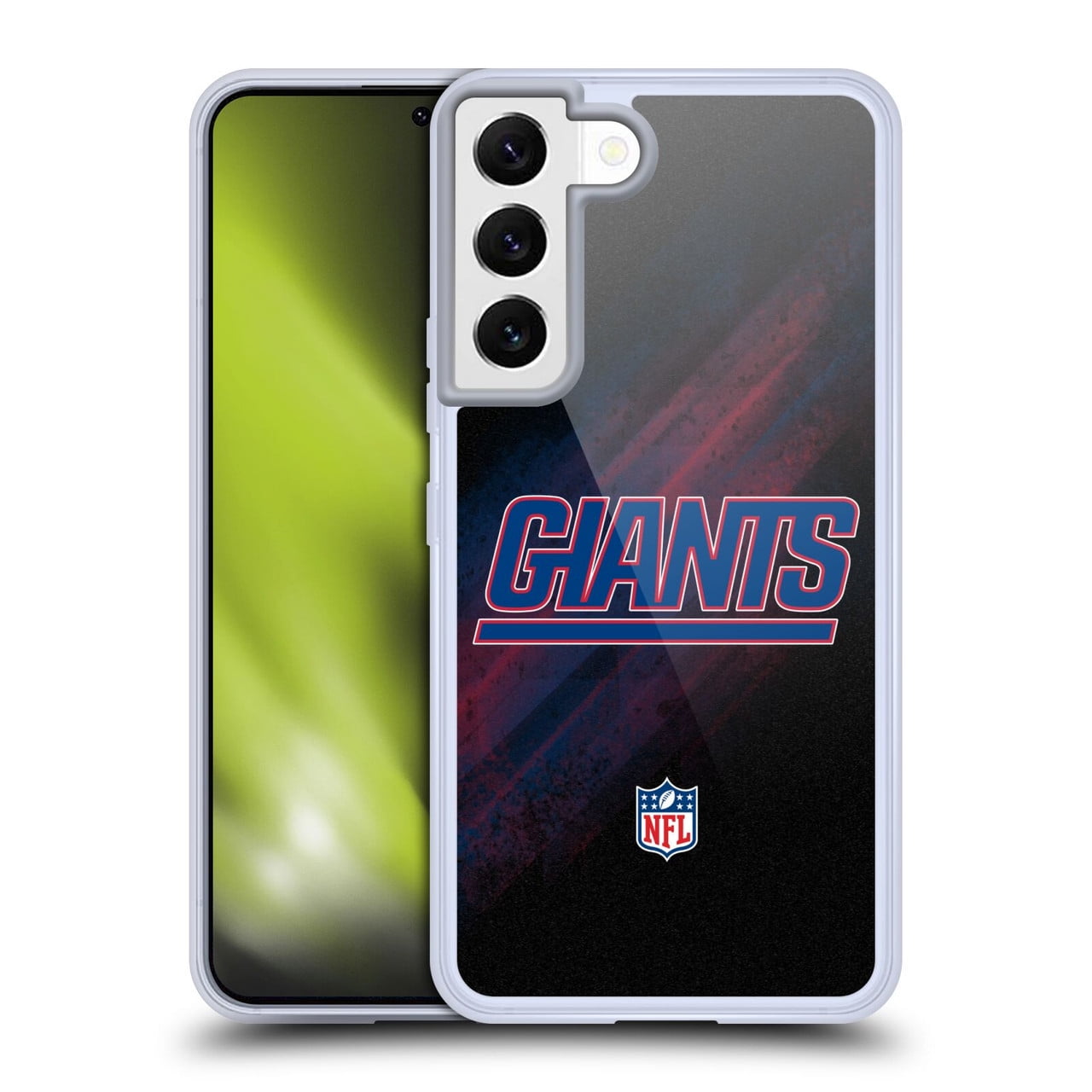 Head Case Designs NFL New York Giants Logo Blur Soft Gel Case for Samsung Galaxy S22 5G